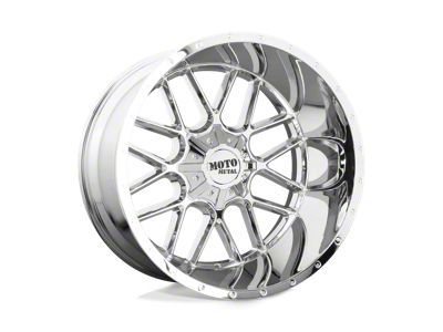 Moto Metal MO986 Siege Chrome 8-Lug Wheel; 20x12; -44mm Offset (01-06 Silverado 3500 HD SRW)