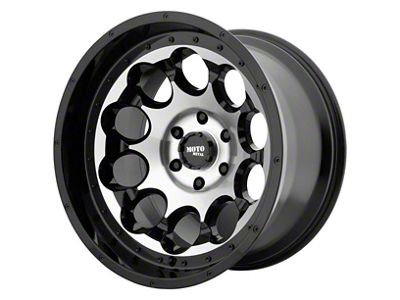 Moto Metal MO990 Rotary Gloss Black Machined 5-Lug Wheel; 20x12; -44mm Offset (02-08 RAM 1500, Excluding Mega Cab)
