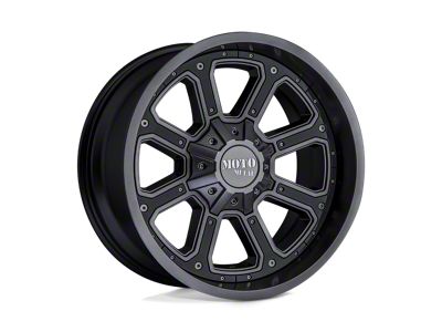 Moto Metal Shift Matte Gray with Gloss Black Inserts 5-Lug Wheel; 20x10; -24mm Offset (02-08 RAM 1500, Excluding Mega Cab)