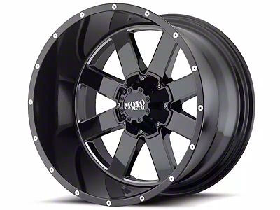 Moto Metal MO962 Gloss Black Milled 8-Lug Wheel; 17x10; -24mm Offset (03-09 RAM 2500)