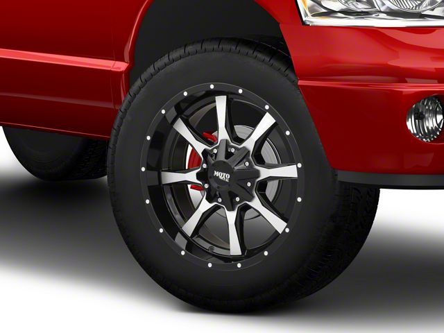 Moto Metal MO970 Gloss Black Machined 8-Lug Wheel; 20x10; -18mm Offset (03-09 RAM 2500)