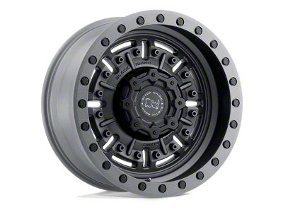 Moto Metal Sniper Gloss Black Milled 8-Lug Wheel; 20x10; -18mm Offset (03-09 RAM 3500 SRW)