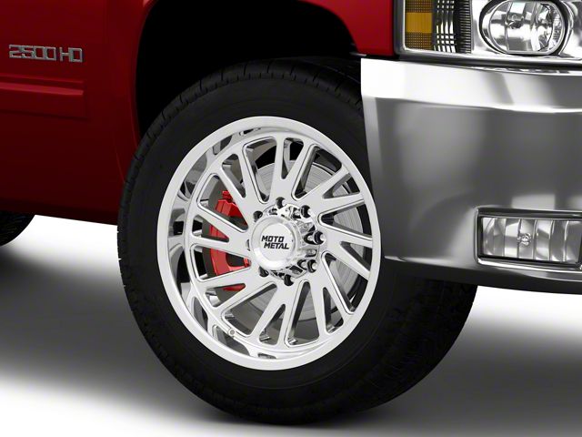 Moto Metal Combat Chrome 8-Lug Wheel; 20x10; -18mm Offset (11-14 Silverado 2500 HD)