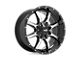 Moto Metal MO970 Gloss Black Machined Face 8-Lug Wheel; 20x10; -24mm Offset (11-14 Silverado 3500 HD SRW)