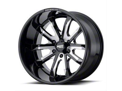 Moto Metal Dagger Gloss Black Milled 6-Lug Wheel; 20x9; 18mm Offset (07-14 Tahoe)