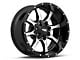 Moto Metal MO970 Gloss Black Machined 6-Lug Wheel; 20x9; 12mm Offset (07-14 Tahoe)