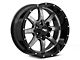 Moto Metal MO970 Gloss Gray Center with Gloss Black Lip 6-Lug Wheel; 20x10; -18mm Offset (07-14 Tahoe)