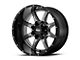 Moto Metal MO970 Gloss Gray Center with Gloss Black Lip 6-Lug Wheel; 20x12; -44mm Offset (07-14 Tahoe)