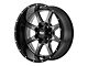 Moto Metal MO970 Gloss Gray Center with Gloss Black Lip 6-Lug Wheel; 20x9; 18mm Offset (07-14 Tahoe)