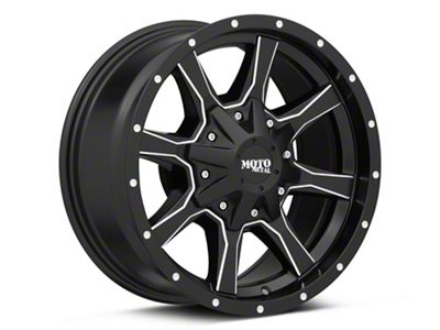 Moto Metal MO970 Satin Black Milled 6-Lug Wheel; 18x10; -24mm Offset (07-14 Tahoe)
