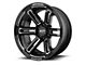 Moto Metal MO991 Rukus Gloss Black Milled 6-Lug Wheel; 20x9; 0mm Offset (07-14 Tahoe)