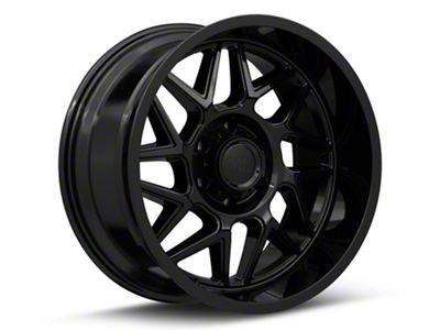 Moto Metal Turbine Gloss Black 6-Lug Wheel; 20x9; 20mm Offset (07-14 Tahoe)