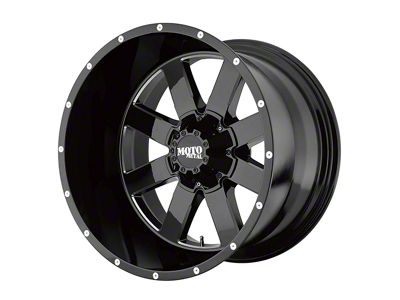 Moto Metal MO962 Gloss Black Milled 6-Lug Wheel; 18x10; -24mm Offset (07-14 Yukon)