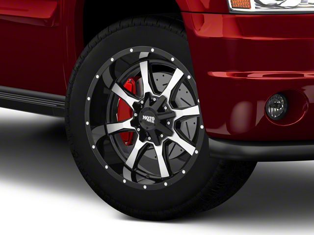 Moto Metal MO970 Gloss Black Machined 6-Lug Wheel; 20x10; -24mm Offset (07-14 Yukon)