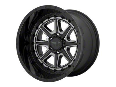 Moto Metal Phantom Gloss Black with Gray Tint 8-Lug Wheel; 20x12; -44mm Offset (08-10 F-250 Super Duty)