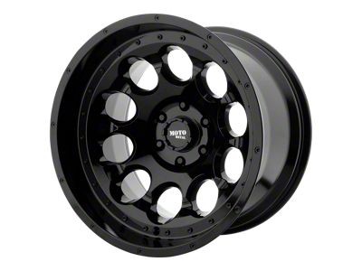 Moto Metal Rotary Gloss Black 8-Lug Wheel; 20x12; -44mm Offset (08-10 F-250 Super Duty)