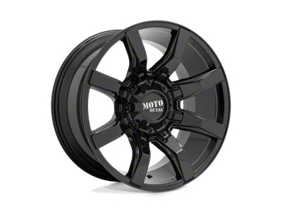 Moto Metal Spider Gloss Black 8-Lug Wheel; 20x10; -18mm Offset (08-10 F-250 Super Duty)