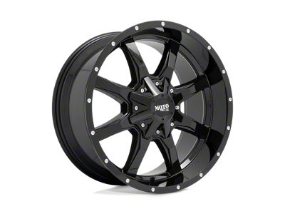 Moto Metal MO970 Gloss Black Milled 8-Lug Wheel; 18x9; 18mm Offset (08-10 F-350 Super Duty SRW)