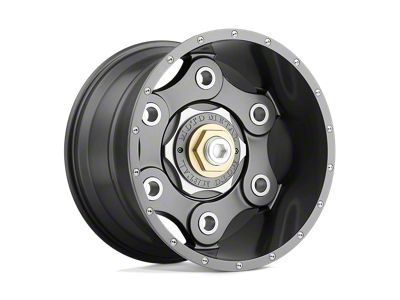 Moto Metal Link Gunmetal 5-Lug Wheel; 20x9; 18mm Offset (09-18 RAM 1500)
