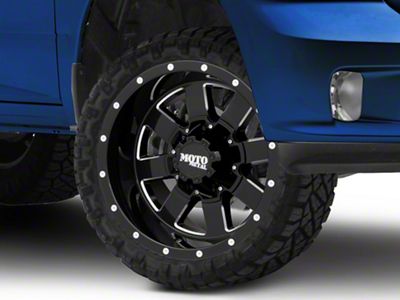 Moto Metal MO962 Gloss Black Milled 5-Lug Wheel; 22x10; -18mm Offset (09-18 RAM 1500)