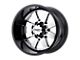 Moto Metal MO962 PVD Chrome Center with Gloss Black Lip 5-Lug Wheel; 22x10; -18mm Offset (09-18 RAM 1500)