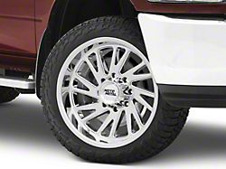 Moto Metal Combat Chrome 8-Lug Wheel; 20x10; -18mm Offset (10-18 RAM 2500)