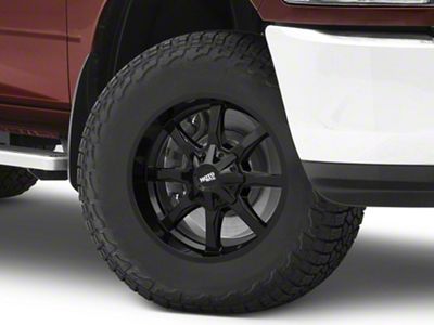 Moto Metal MO970 Full Gloss Black 8-Lug Wheel; 18x9; 18mm Offset (10-18 RAM 2500)