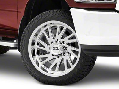 Moto Metal Combat Chrome 8-Lug Wheel; 24x12; -44mm Offset (10-18 RAM 3500 SRW)