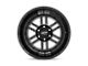 Moto Metal Deep Six Gloss Black Milled 8-Lug Wheel; 20x10; -18mm Offset (11-16 F-250 Super Duty)