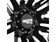 Moto Metal Razor Satin Black Machined 8-Lug Wheel; 20x9; 18mm Offset (11-16 F-250 Super Duty)