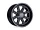 Moto Metal Shift Matte Gray with Gloss Black Inserts 8-Lug Wheel; 17x9; -12mm Offset (11-16 F-250 Super Duty)