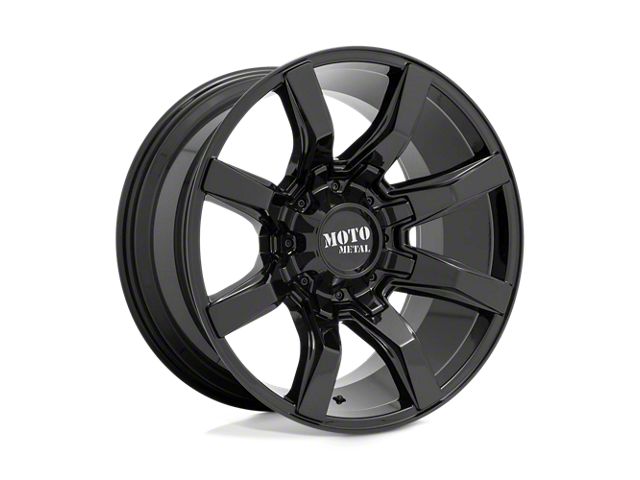 Moto Metal Spider Gloss Black 8-Lug Wheel; 22x12; -44mm Offset (11-16 F-250 Super Duty)