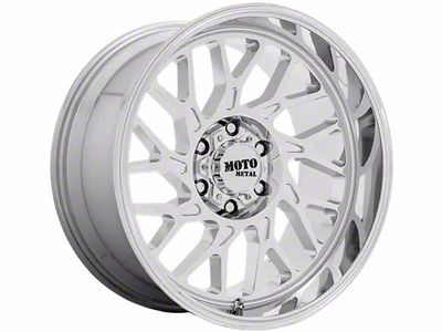 Moto Metal MO805 Chrome 6-Lug Wheel; 20x10; -18mm Offset (14-18 Sierra 1500)