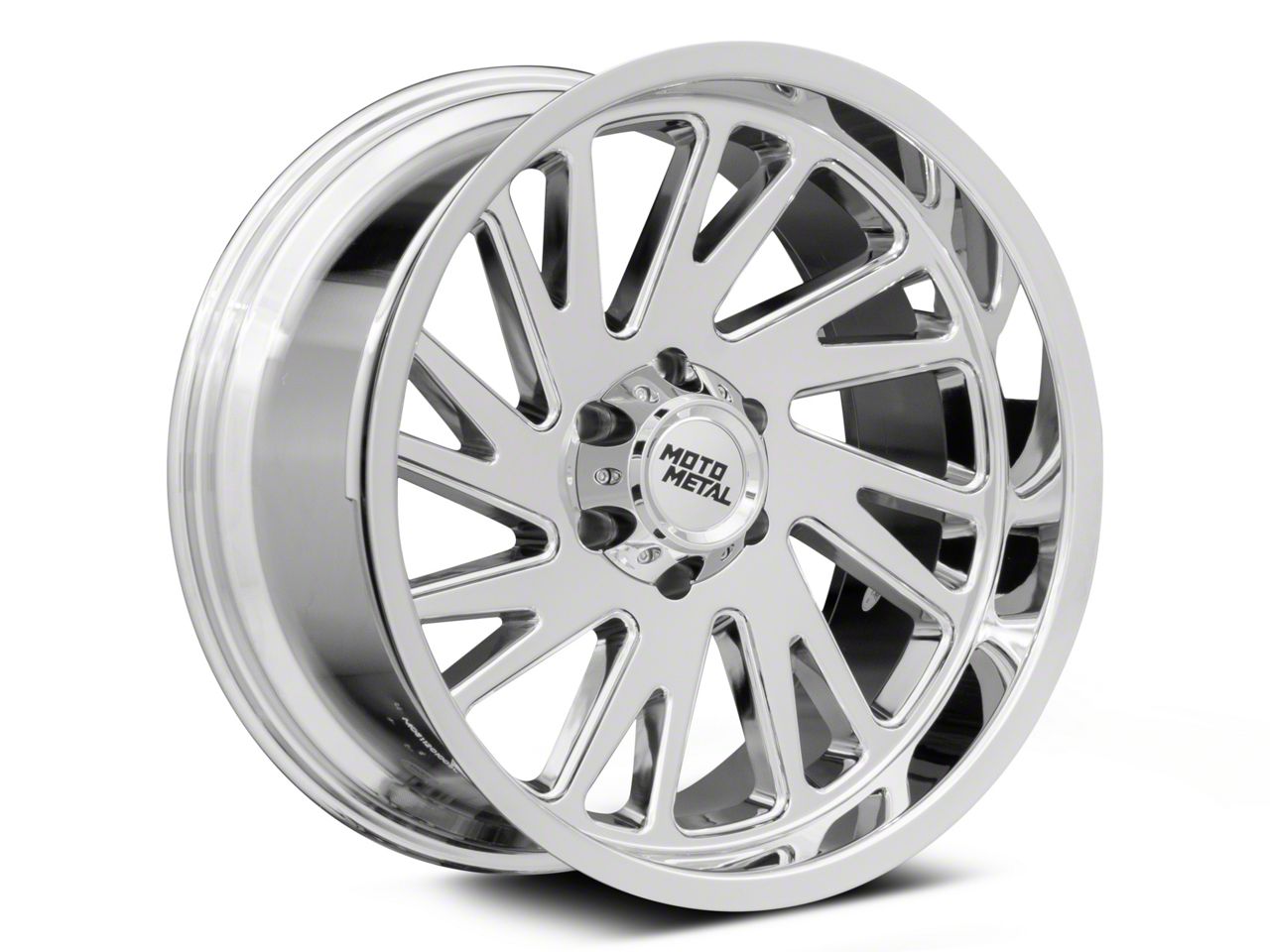 Moto Metal Silverado 1500 Combat Chrome 6-Lug Wheel; 24x12; -44mm