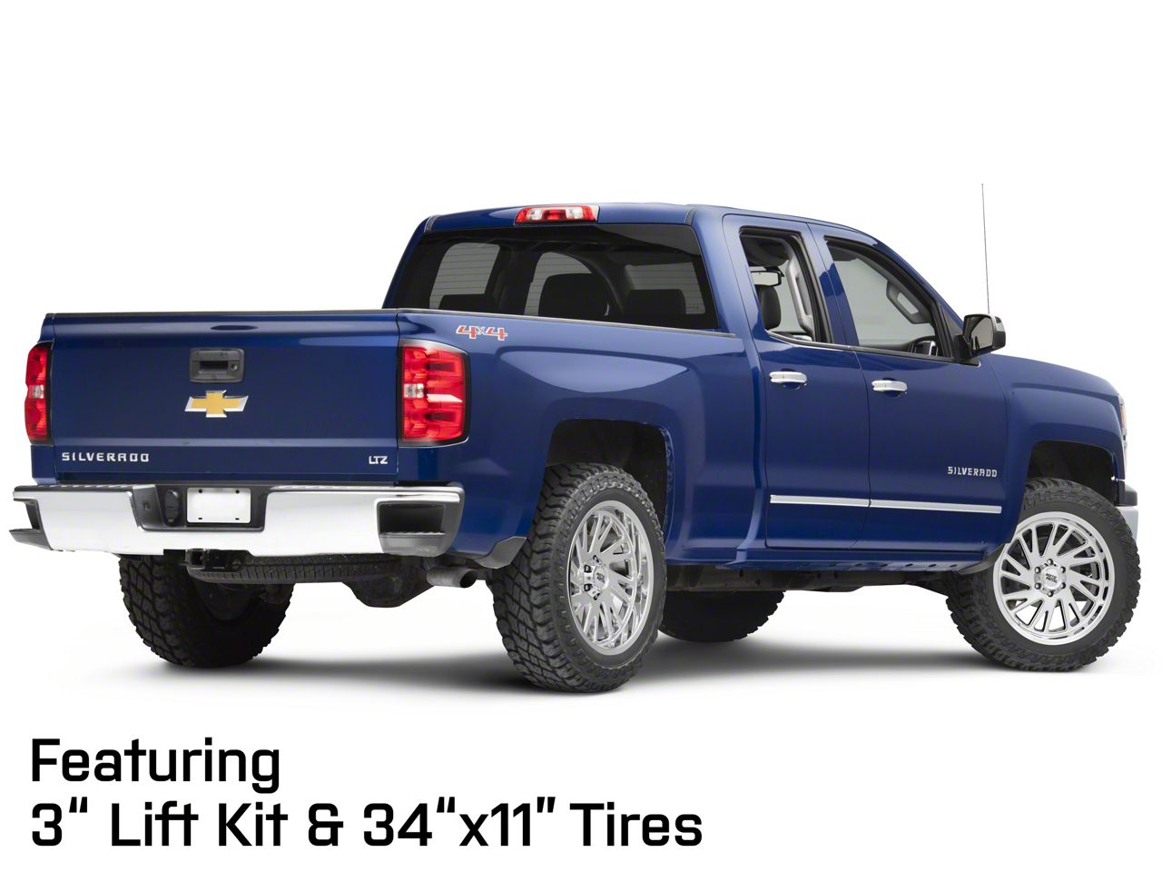 Moto Metal Silverado 1500 Combat Chrome 6-Lug Wheel; 24x12; -44mm