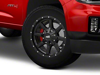Moto Metal MO970 Gloss Black with Milled Lip 6-Lug Wheel; 18x9; 18mm Offset (15-22 Canyon)