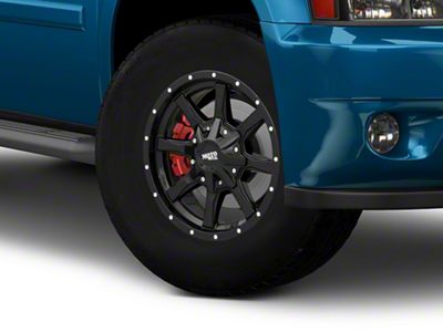 Moto Metal MO970 Gloss Black with Milled Lip 6-Lug Wheel; 18x9; 18mm Offset (15-22 Colorado)
