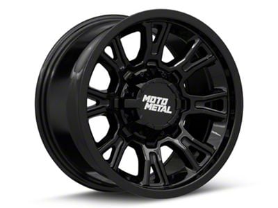 Moto Metal Legacy Gloss Black 8-Lug Wheel; 20x9; 20mm Offset (15-19 Sierra 2500 HD)