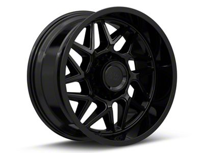 Moto Metal Turbine Gloss Black 8-Lug Wheel; 20x9; 20mm Offset (15-19 Sierra 2500 HD)