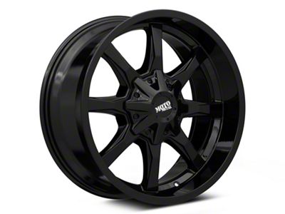 Moto Metal MO970 Full Gloss Black 8-Lug Wheel; 18x9; 18mm Offset (15-19 Silverado 2500 HD)