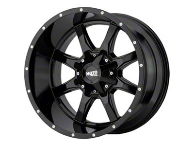Moto Metal MO970 Gloss Black 8-Lug Wheel; 20x10; -24mm Offset (15-19 Silverado 2500 HD)
