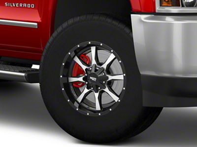 Moto Metal MO970 Gloss Black Machined 8-Lug Wheel; 18x9; 18mm Offset (15-19 Silverado 2500 HD)