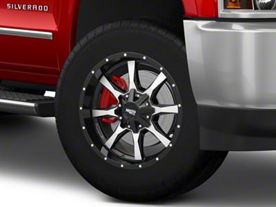 Moto Metal MO970 Gloss Black Machined 8-Lug Wheel; 20x10; -24mm Offset (15-19 Silverado 2500 HD)