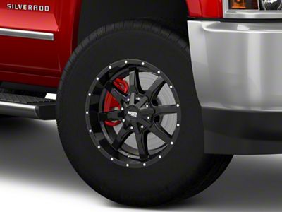 Moto Metal MO970 Gloss Black Milled 8-Lug Wheel; 18x9; 18mm Offset (15-19 Silverado 2500 HD)