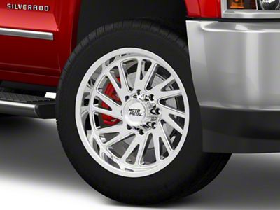 Moto Metal Combat Chrome 8-Lug Wheel; 22x10; -18mm Offset (15-19 Silverado 3500 HD SRW)