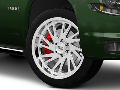 Moto Metal Combat Chrome 6-Lug Wheel; 22x12; -44mm Offset (15-20 Tahoe)