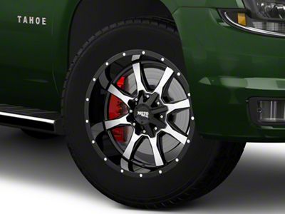 Moto Metal MO970 Gloss Black Machined 6-Lug Wheel; 20x12; -44mm Offset (15-20 Tahoe)