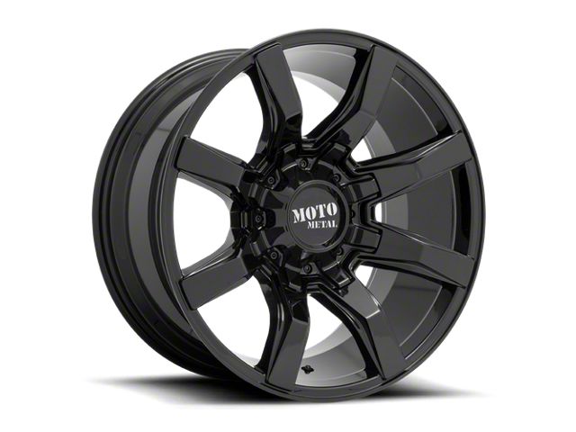 Moto Metal Spider Gloss Black 6-Lug Wheel; 20x9; 0mm Offset (15-20 Tahoe)