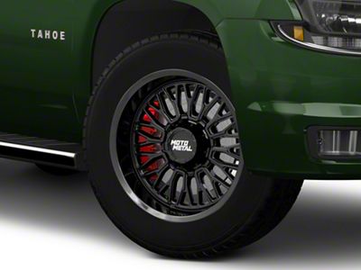 Moto Metal Stinger Gloss Black 6-Lug Wheel; 20x10; -18mm Offset (15-20 Tahoe)
