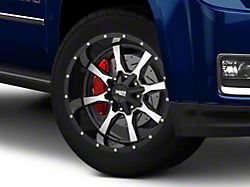Moto Metal MO970 Gloss Black Machined 6-Lug Wheel; 20x10; -24mm Offset (15-20 Yukon)